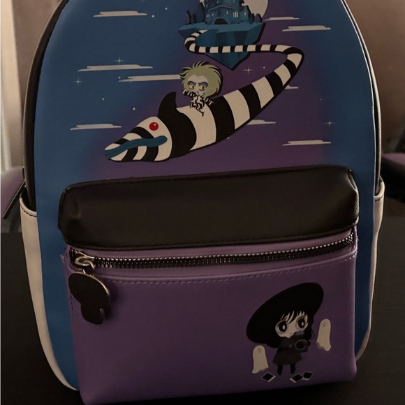 Hot Topic Handbags - Hot Topic Blue and Purple Mini Bag